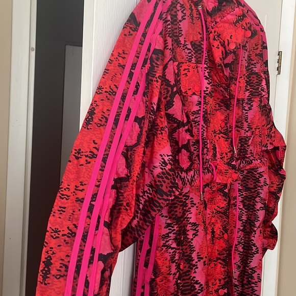 adidas X Ivy Park Allover Print Long Convertible Jacket - Picture 3 of 3